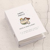 Resim 1 adet 15.24 Cm 100 Sayfa Fotoğraf Albümü Kitabı, Takma Aile Fotoğraf Koleksiyonu, Büyük Kapasiteli Fotoğraf Albümü, Fotoğraf Depolama Kitabı, Aile Fotoğrafları ve Öğrenci Fotoğrafları için, Kış Noel Sevgililer Günü Yeni Yıl Hediyeleri için 