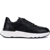 Resim Tamer Tanca Erkek Hakiki Deri Siyah Sneakers & Spor Ayakkabı 