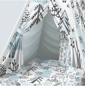 Resim instababyrooms Çocuk Oyun Çadırı Orman Hayvanları Dijital Baskılı 