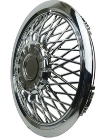 Resim Cartex Telli 16" İnç Jant Kapağı Kırılmaz ABS Krom Paslanmaz 4'lü (TAKIM OLARAK) 