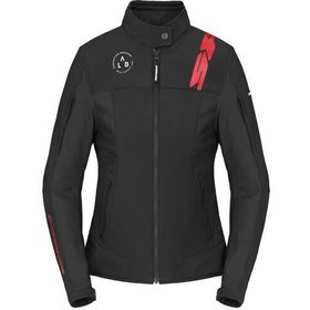 Resim SPIDI CORSA TEX LADY SPOR KADIN CEKET SİYAH KIRMIZI 