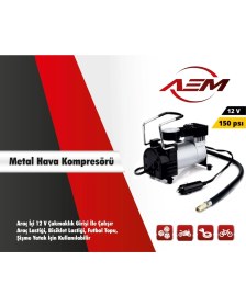 Resim Hava Kompresörü Metal Gövde 150 Psı 