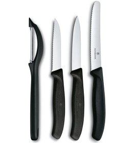 Resim Victorinox Soyacak Bıçak Seti Siyah 
