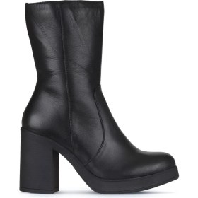 Resim Bueno Shoes Siyah Deri Kadın Topuklu Bot 01WZ3203 01WZ3203 