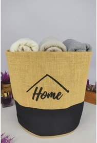 Resim Digithome Hasır Çok Amaçlı Düzenleyici Organizer Yuvarlak Saksılık Siyah - CLY-J1023 C1-1-121 