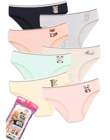 Resim kinderos Pamuklu Baskılı Kız Çocuk 7'li Slip Külot - 26M 79500 