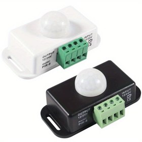 Resim 1 adet YFH-DC083A İnsan Vücut Kızılötesi Sensör Anahtarı 12V 24V Kızılötesi Algılama Işık Modülü LED Şerit 