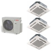 Resim Bosch 21000 BTU 1 Dış + 3 İç Ünite (9+9+9) Kaset Tipi Multi Inverter Klima 