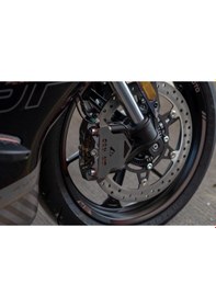 Resim Moto Üçel Cfmoto 450 Sr Uyumlu Kaliper Koruma Siyah 