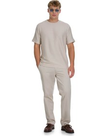 Resim Hatemoğlu Bej Regular Fit Yandan Cep Pamuklu Jogger Pantolon 35284 Bej 