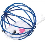 Resim Trixie Kedi Oyuncağı Top İçinde Peluş Fare 6 cm 