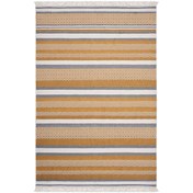 Resim MarkaEv Cotton Çift Taraflı Yıkanabilir Pamuk Kilim - 160x230 cm 
