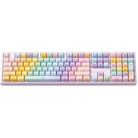 Resim Akko Monsgeek MG108B Colorful Cats RGB Kablosuz Mekanik Oyuncu Klavye 