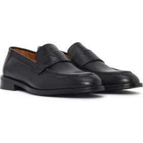 Resim Derimod Erkek Siyah Deri Klasik Loafer 26SFD622418 