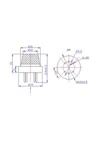 Resim Mq-2 Lpg Duman Propan Hidrojen Gaz Sensörü 