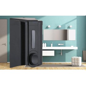 Resim Vialli S2b Sıvı Sabun Dispenseri Aparatı Siyah 500 Ml 