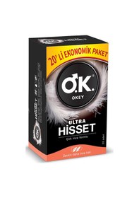 Resim Okey Ultra Hisset Ekonomik 20'li 3 Adet 
