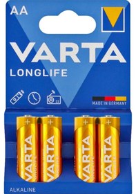 Resim Varta Longlife AAA İnce Kalem Pil 4'lü 