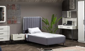 Resim Asil Krem Modern Genç Odası Takımı - Olsun / Olmasın 