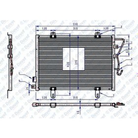 Resim Klima Radyatoru Kondenser Clio Ii 1.1-1.2-1.4-1.6-1.9 16V 1998- 504617004 