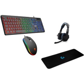 Resim Rampage Everest Combo Sleek 12066r9 Gaming Oyuncu Set (logitech 70 X30 Gaming Pad Hediyelidir) 