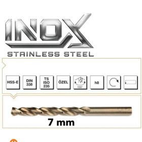 Resim MATKAPBİLEME MAKİNA TAKIM ALTIN SERİ INOX 7 MM HSSE DIN338 MATKAP UCU DELME UCU 