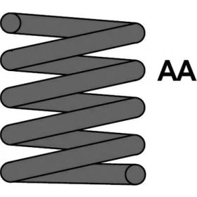 Resim Günsan Elektrik 5463025150 Helezon Yayı Ön Accent 2000 Mod 