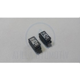 Resim 2 x MERCEDES E SERİSİ W124 C124 CAM DÜĞME SETİ ÖN SOL-SAĞ 5 PİN 