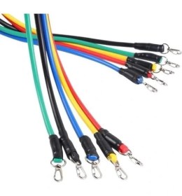 Resim MCM Group 10 Parça Lateks Egzersiz Bandı Çekme Halatı Egzersiz Seti 