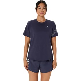 Resim Asics Icon Top Kadın Mavi Koşu Tişört 