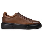 Resim Deery Erkek Hakiki Deri Taba Renk Sneaker Ayakkabı 