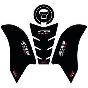 Resim GP Kompozit Honda CB250R 2017-2024 Uyumlu Tank Pad Seti Siyah 
