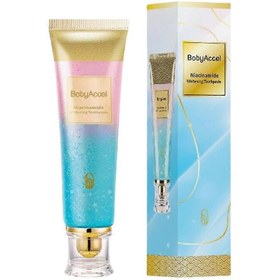 Resim 1-3x BodyAccel Niacinamide Beyazlatıcı Diş Macunu BodyAccel Diş Macunu Niacinamide 