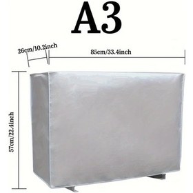 Resim Topnotch A3 Outdoor Klima Koruyucu Toz Kapağı Güneşten Koruma Örtüsü 