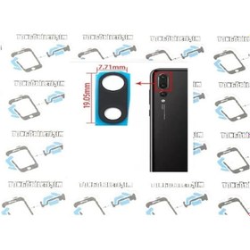 Resim Huawei Uyumlu P20 PRO Arka Kamera Camı Lens Yapışkanlı Y3206 