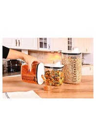 Resim 3 Lü Çok Amaçlı Erzak Kabı 1300 Ml. Siyah 