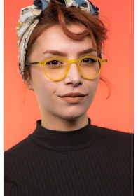 Resim Focus On E-TS001 Wilson Matte Yellow Mavi Işık Filtreli Erkek Ekran Gözlüğü 