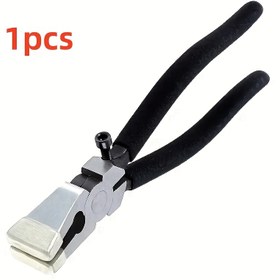 Resim 20.32 cm Cam Kırma Pensesi, Ağır Hizmet Düz Sprey Burun, Ayarlanabilir Vida, Kauçuk Uç, Demirden Yapılmıştır, Renkli Cam Mozaik Kırma da dahil 