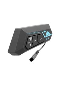 Resim Kablosuz Motosiklet Kask Kulaklığı Bluetooth Mikrofonlu Sürüş Sistemi 