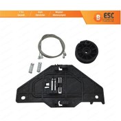 Resim Citroen C3 MK2 SC A51 2009-2016 5-Kapı İçin Ön Sol Cam Kriko Seti 