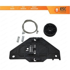 Resim Citroen C3 MK2 SC A51 2009-2016 5-Kapı İçin Ön Sol Cam Kriko Seti 
