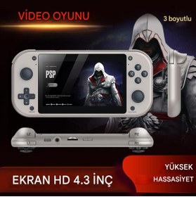 Resim SJGAM M17 Retro Atari, Taşınabilir Oyun Konsolu, Psp/ps1 N64 Oyunları ile 20000 Oyun 