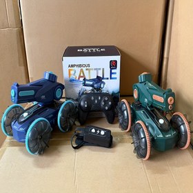 Resim 2025 Yeni Mevsim Su Karşıtı Atıcı Uzaktan Kumandalı Oyuncak Araba, Mavi, Dört Tekerlekli Off-Road, Şarj Edilebilir, Erkekler İçin Su Mermi Atıcı ile 