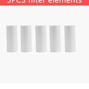 Resim 5 Mikron Arıtma Çıkışı Evrensel Duş Filtresi Pp Pamuk Ev Mutfak Musluklar 5caridges '+3'lü Yedek Filtre Seti 