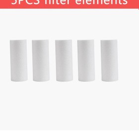 Resim 5 Mikron Arıtma Çıkışı Evrensel Duş Filtresi Pp Pamuk Ev Mutfak Musluklar 5caridges '+3'lü Yedek Filtre Seti 