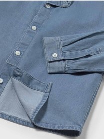 Resim Mayoral Erkek Bebek Uzun Kol Denim Gömlek Lacivert Lacivert 