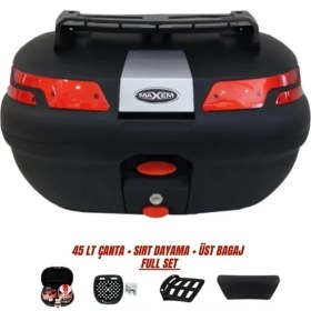 Resim Maxem 45 Lt Arka Çanta Sırt Dayamalı Siyah 