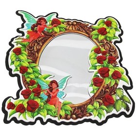 Resim Desenli Aynalı Duvar Sticker 5332 Çok Renkli 