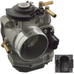 Resim FEBİ Gaz Kelebegı Bogaz Polo Lupo 1.4 16v Akq Ahw 98-01 107029 Oem 