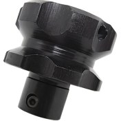 Resim Hightower Universal Elektrikli Anahtar Başlığı Yuvarlak Siyah Motosiklet Elektrikli Bisiklet Aksesuar 